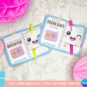 Textmarker Valentinstag, druckbare Valentinstag Textmarker Geschenkanhänger, Tween Valentinstag, Klassenzimmer Valentinstag, Kinder Valentinstag Karten