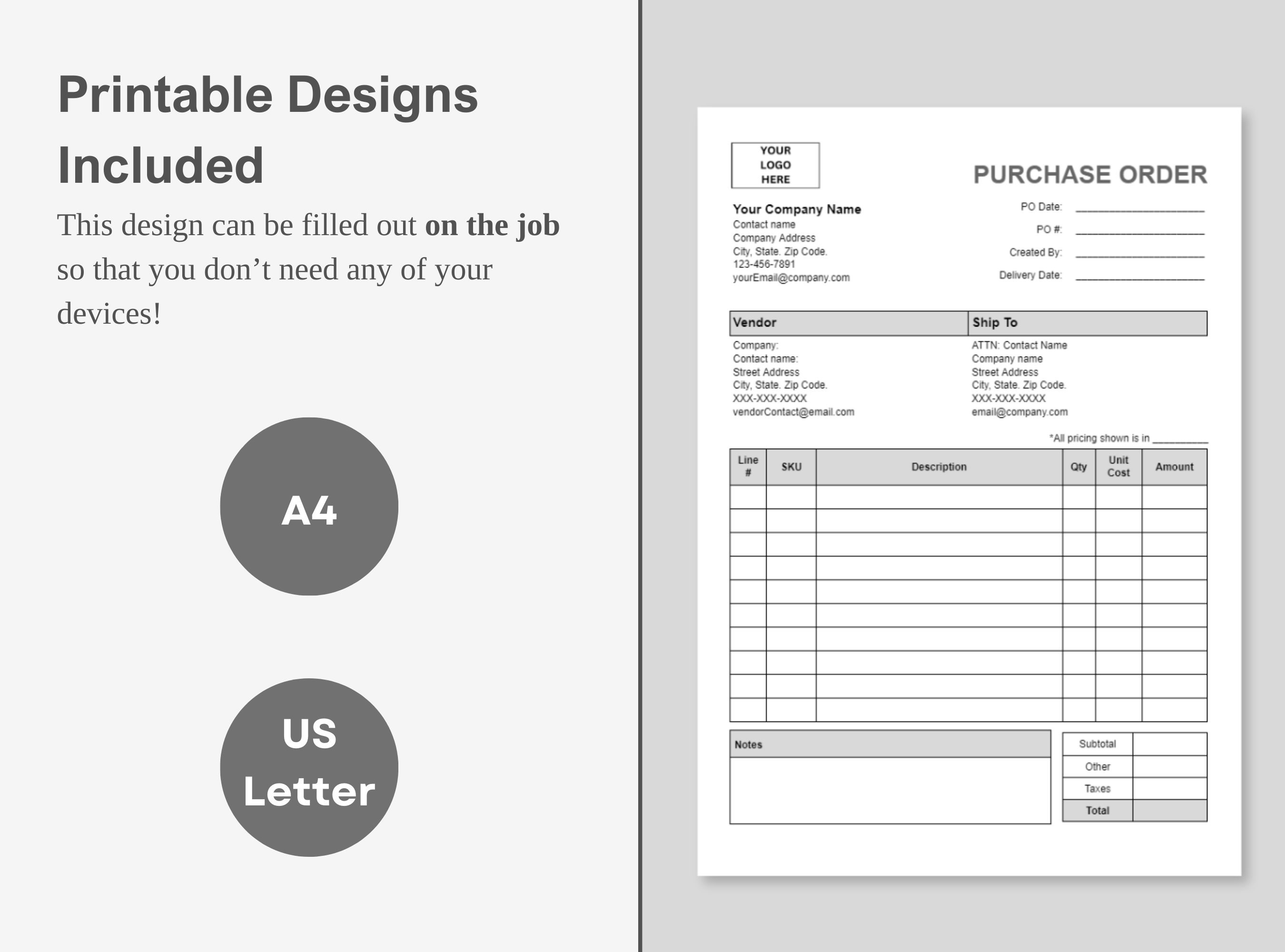 Docobuy Dedicated Purchaseページ Purchase Order Template Word. Google Docs Purchase Order