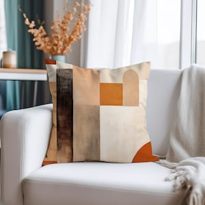 Boho Pillow Cover - Square Throw Pillow - Modern Boho Design