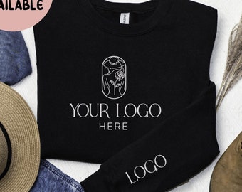 Custom Logo Sweatshirt, Personalized Company Logo Sweatshirt,Sports Team Logo Clothing,Custom Brand Shirt for Business, Small Business Shirt