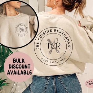 Custom Logo Hooded Sweatshirt, Small Business Hoodie,Personalized Business Logo Hoodie,Custom Brand Sweatshirt,Business Logo Clothing, Logo