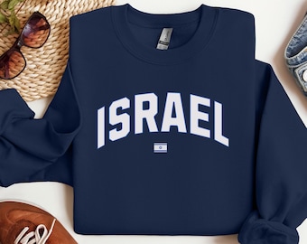 Israel Unisex Sweatshirt, Support Israel Sweatshirt, Israel Hoodie, Israel Sweater, Israeli Flag Sweatshirt, Israeli Sweatshirt,Israel Gift