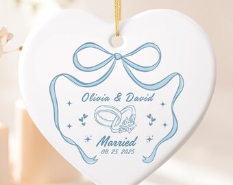 Personalized Engagement Ornament 2026, Future Mrs. Wedding Ornament,Custom Bridal Shower Keepsake,Personalized Gift,Bachelorette Party Favor