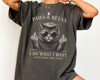Funny Graduation Cat Shirt Class of 2026 Senior Shirt Cat Lover Graduation Tee College Grad Gift Sarcastic Graphic Shirt Custom Senior Shirt