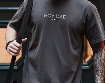 Boy Dad Shirt Minimalist Dad Shirt Fathers Day Gift for Dad Est 2026 Comfort Colors Dad Tee New Dad Gift for Him