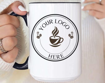 Custom Logo Mug for Business, Custom Logo Coffee Mug, Personalized Business Mug, Coffee Mug for Small Business, Custom Company Mug, Logo Mug