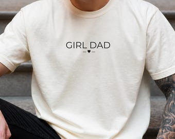 Comfort Colors® Girl dad Shirt, Minimalist Dad Shirt, Fathers Day Gift for Dad, Est 2026, Comfort Colors Dad Tee, New Dad Gift for Him