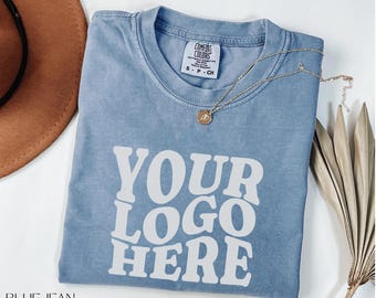Custom Comfort Colors® Logo Shirt, Business Logo T-Shirt,Personalized Branding Tee,Your Design Here,Staff Uniform Shirt,Custom Company Shirt