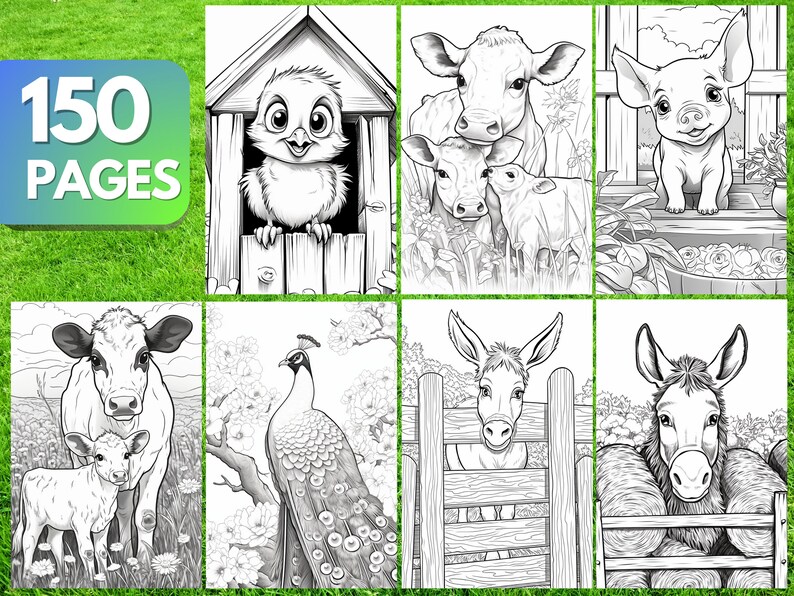 farm animal coloring pages