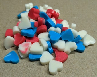 Tiny Hearts Single Use Soap | Camping Soap | Travel Soap | Mini Soaps | On the Go Soaps | Hand Washing Soaps | One Time Use Soaps