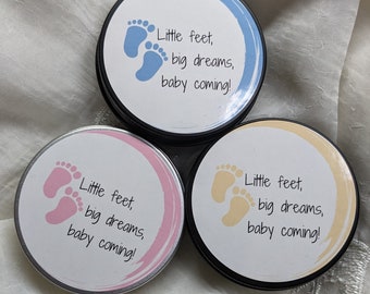 Baby Shower Candle Favors: Scented Soy Wax Candles, Bulk 2oz