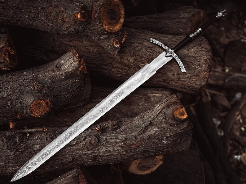 Handmade Two Handed Sword, Hand Stainless Steel Swords, Viking