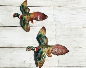 Vintage wall duck/birds ceramic wall decor