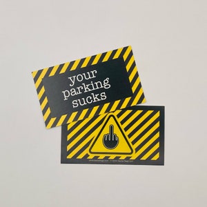 Bestie Bagz® “Your Parking Sucks” Sassy Notecards