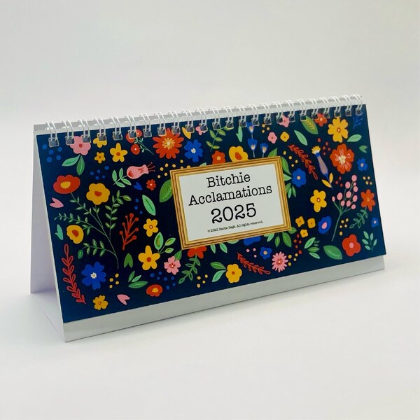 Funny Desk Calendar 2025 Etsy
