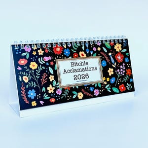 Bestie Bagz® “B!tchie Acclamations” 2026 Desk Calendar