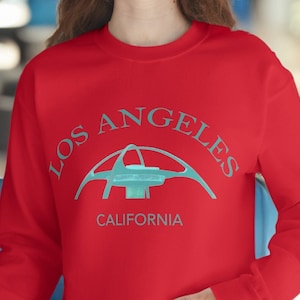 LA souvenir sweatshirt, LA sweater, Los Angeles sweatshirt, vacation sweatshirt, LA graphic sweater, Los Angeles top, Souvenir Pullover
