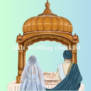 Sikh Punjabi Wedding Checklist for Venues and Girl&#39;s Side