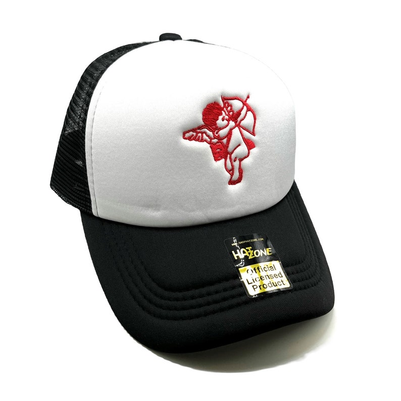 Cupid Mesh Trucker Hat Snapback white/black - Etsy