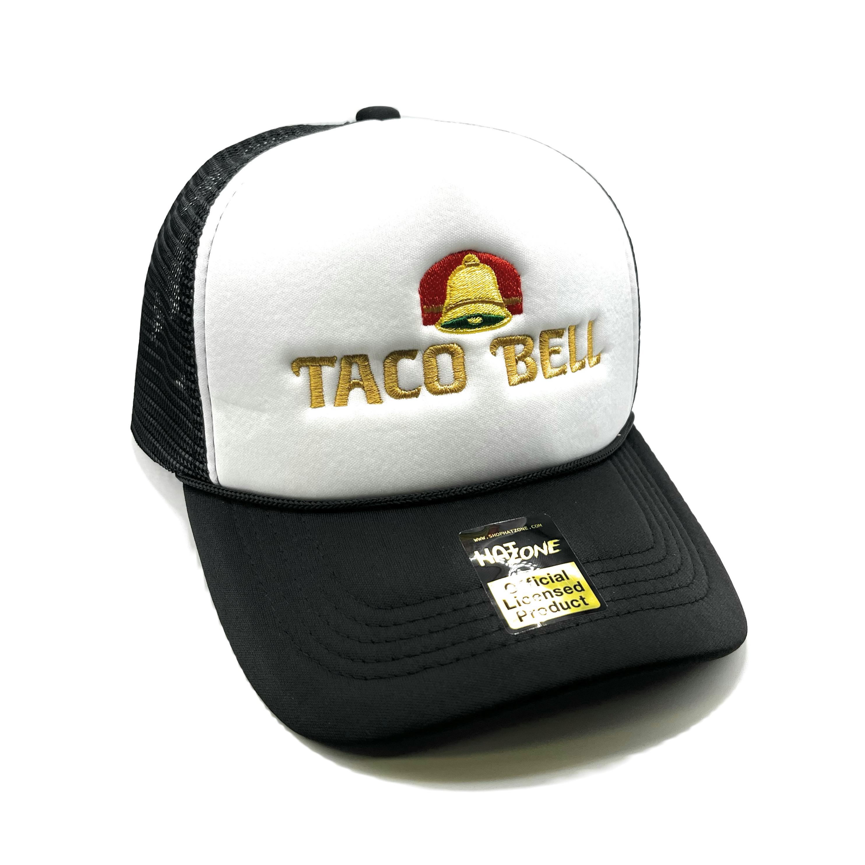 Retro Taco Bell Mesh Trucker Snapback (White/Black)