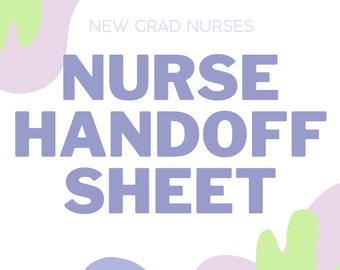 Nuevo graduado RN: Hoja de entrega/informe