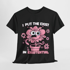 Crisis Blooms Existential Cotton Tee