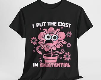 Crisis Blooms Existential Cotton Tee
