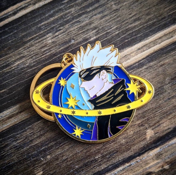 JJK Anime Enamel Pin | Blindfold Sorcerer Badge Brooch Lapel Pin | Fashion  Accessories