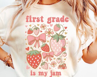 First Grade Teacher Tee, 1st Grade Teacher Team Shirt, Back To School Teacher T-shirt Gift, Comfort Colors Early Education Para