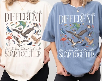 We Are All Different Shirt, Teacher Team Shirt, Neurodiversity Teacher Tee, Autism Acceptance, Back To School Staff Shirt
