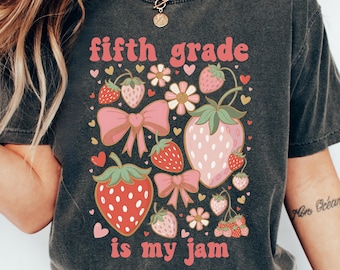 Back-to-School Fifth Grade Teacher Shirt, 5th Grade Teacher Team Tee, Paraprofessional Ed T-shirt Gift, Comfort Colors Early Education Para