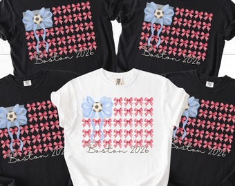 2026 Soccer Shirt, USA Soccer Fan Tee, Soccer Watch Party Shirt, Red White Blue Soccer Top, Group Soccer Shirts