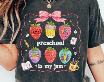 Preschool Teacher Tee, Pre-K Teacher Shirt, Back To School Teacher T-shirt Gift, Comfort Colors Early Education Para