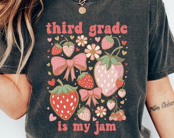 Back-to-School Third Grade Teacher Shirt, 3rd Grade Teacher Team Tee, Paraprofessional Ed T-shirt Gift, Comfort Colors Early Education Para