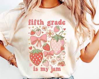 Back-to-School Fifth Grade Teacher Shirt, 5th Grade Teacher Team Tee, Paraprofessional Ed T-shirt Gift, Comfort Colors Early Education Para