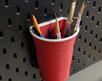 Ikea Skadis Solo Cup Organizer bins