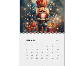 2026 Nutcracker Wall Calendar - 12-Month Calendar with Spiral Binding & Vibrant Images