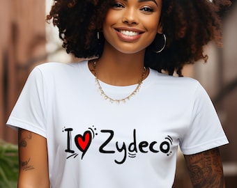 Zydeco Dancing Shirt | Accordion Shirt | Gift For Zydeco Lover | Creole Louisiana Shirt | Dancer T-Shirt | Dance Lover Gift | Zydeco | Cajun