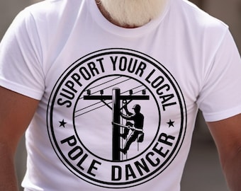 Lineman, Lineman Gifts, Lineman T-shirt, Funny Lineman Shirt, Lineman Hero, I Did That Pole, Lineman Vintage T-shirt,Electrician,Power Line