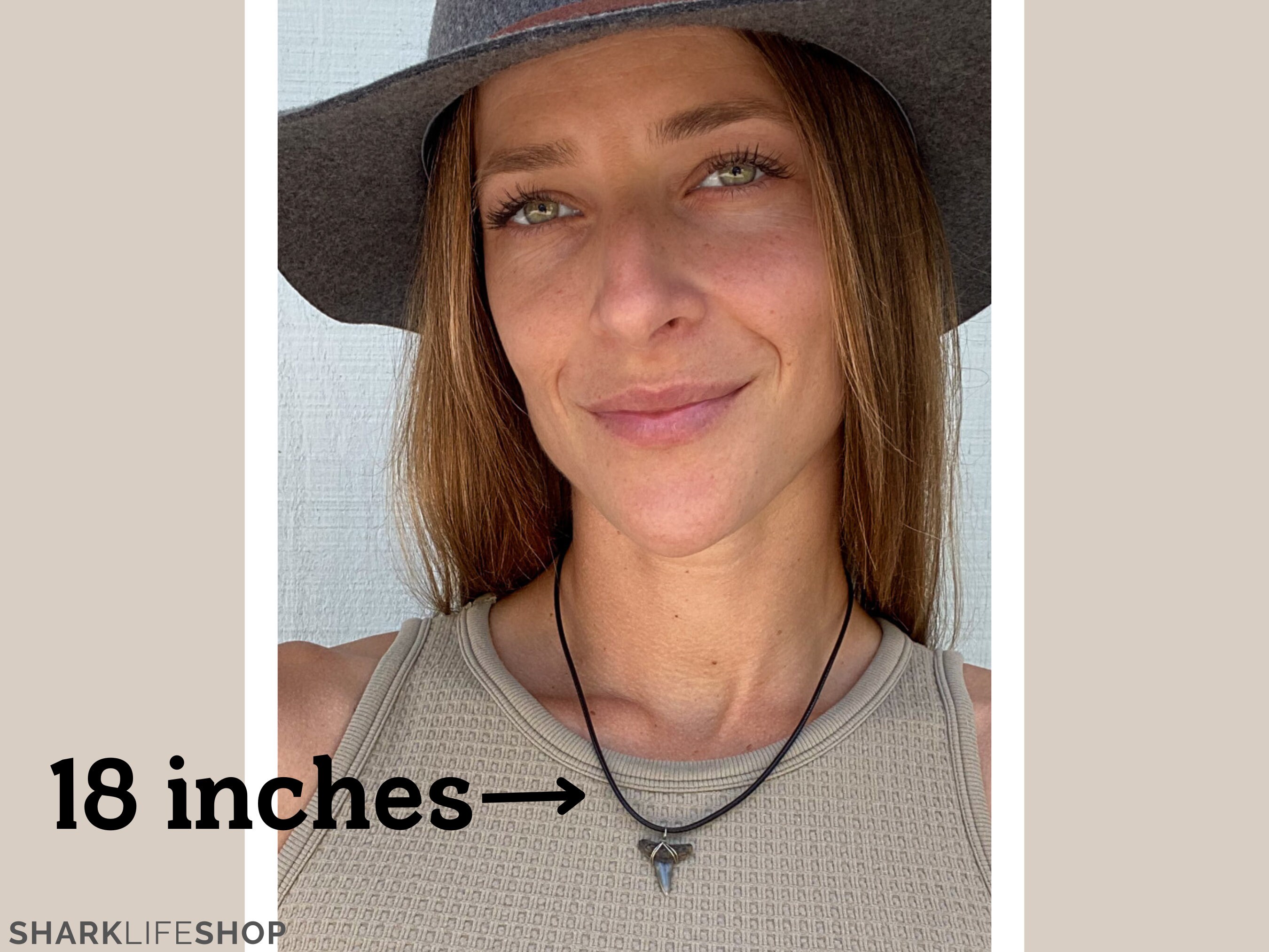 Shark Tooth Necklace Unique Shark Fossil Jewelry Shark Etsy