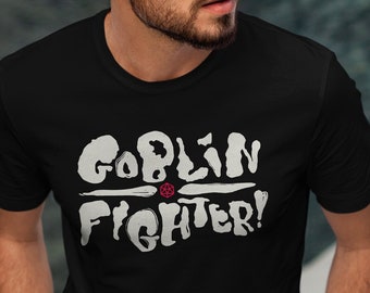 Goblin Fighter T-Shirt: DnD-Inspired Dungeons Dragons Tee