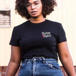 Tiefling Fighter T-Shirt: DnD-Inspired Unisex Tee