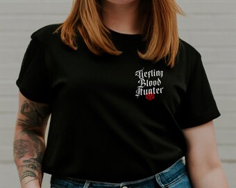 Tiefling Blood Hunter T-Shirt, Dungeons and Dragons Unisex Tee