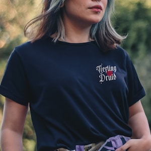 Tiefling Druid T-Shirt: DnD-Inspired Dungeons Dragons Tee