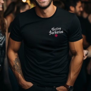 Tiefling Barbarian T-Shirt: DnD Dungeons Dragons Unisex Tee