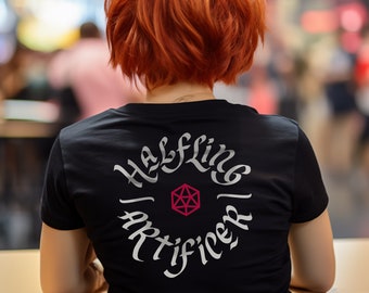 Halfling Artificer T-Shirt: DnD Dungeons Dragons Gamer Tee