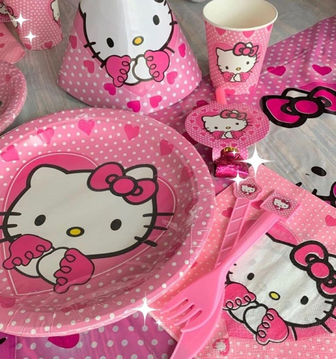 Hello Kitty Party Decoration Etsy