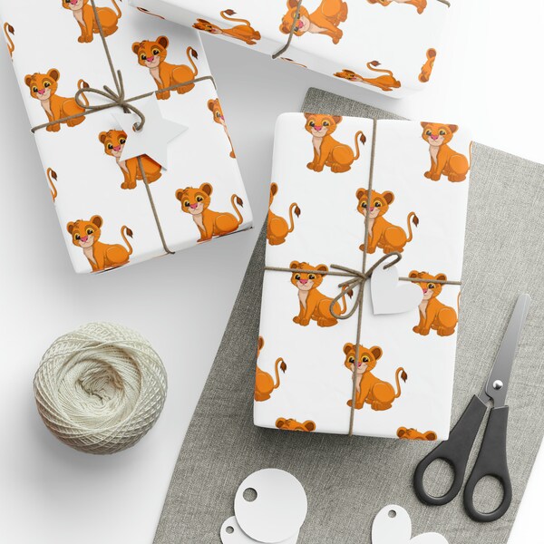 Lion King Wrapping Paper Etsy