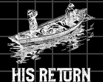 Retro Jesus Return Graphic: Christian PNG (Instant Download)
