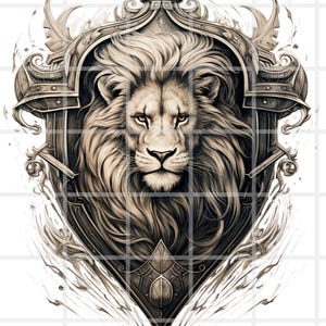 Lion Shield png, Christian png, Christian Sublimation, Faith png, Jesus png, Christian graphic design, Lion png, Christian png man